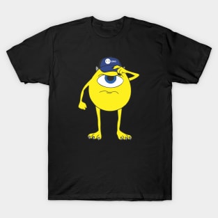 Yellow monster cartoon characters T-Shirt